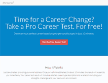 Tablet Screenshot of career-test.org